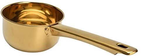 Cucharón de Sopa de Acero Inoxidable, Cucharón de Acero Inoxidable, Cucharón Grande con Conexión Fuerte, Cucharón de Agua de Acero Inoxidable, Largo para Cocina, Baño, Lavado