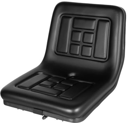 Qussse Sedile per trattore, nero, universale, per trattori, tosaerba, carrello elevatore, fino a 100 kg, per trattori, tosaerba, carrello elevatore, escavatore