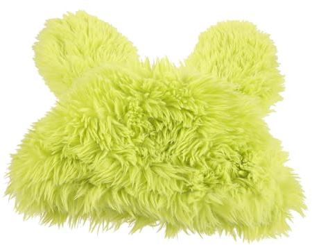 DIKACA Plüsch Kaninchenmütze mit Langen Ohren Weicher Warmer Tierhut für Frauen und Jugendliche Lustige Party Fotorequisite Niedlicher Hasenlook für Winter Festival Karneval und
