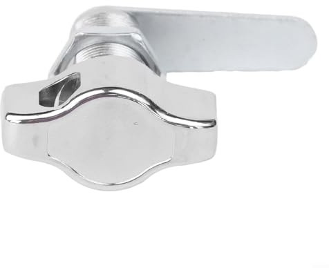 Serrure à came sans clé en alliage de zinc pour portes de meubles avec système de verrouillage mécanique conçu pour un accès fréquent (30 mm)