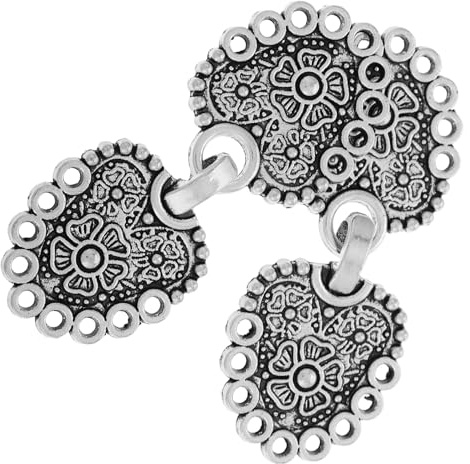YARNOW 2pièces Pinces à Pull Fermoirs Rétro pour Robes et Châles Boucles Décoratives Vintage Attache pour Vêtements Anneau de Serrage pour Cardigan