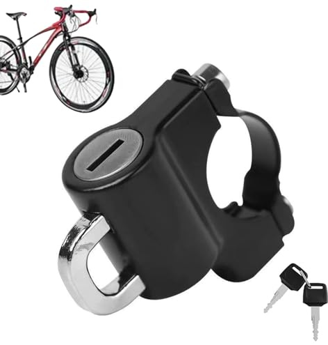 Cadenas antivol pour casque de moto | Combinaison de sécurité haute résistance - Cadenas universel antivol en d'aluminium avec 2 clés pour casque - Pour moto scooter cyclomoteur extérieur