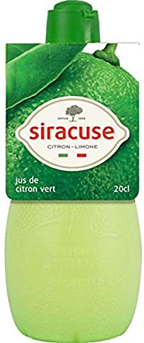 Siracuse Vert, le jus de citron vert - Le flacon de 20cl