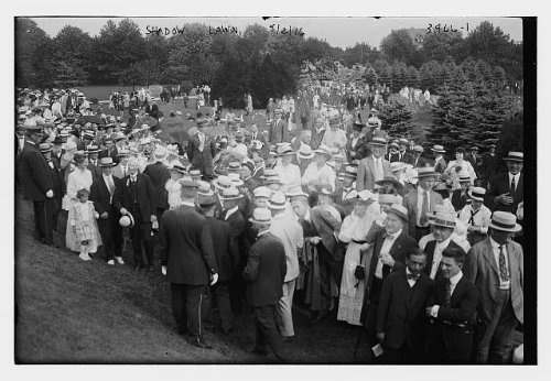 HistoricalFindings Photo: Shadow Lawn,September 2,1916,West Long Branch,New Jersey,People Gathered