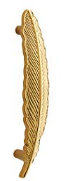 jiajulashou123 Reines Kupfer Schrankgriffe Möbelgriffe,Messing Schubladegriff Bogengriffe Küchengriff Stangengriffe Schrank Büro Türknöpfe Möbelknopf,Gold(Length 130mm)