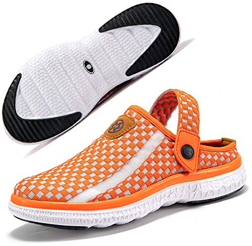 Zoccoli Spiaggia Uomo Donna Pantofole Sandali Estate Traspirante Scarpe da Giardino Mare Doccia Slip-on Sabot Casa Ciabatte 36-48 | Mesh Pantofole, Scarpe da Giardino, Sandali de Mare e Spiaggia, Leggere Antiscivolo