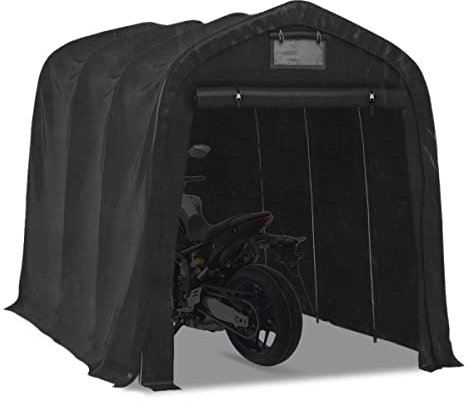 Motorrad Zeltgarage MG2 Motorradgarag 1,6x2,4m PE schwarz