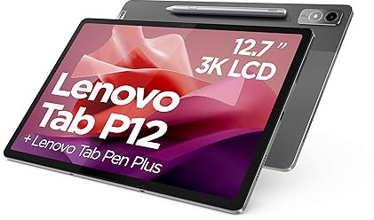 Lenovo P12 ARM Mali-G68 8GB RAM 128GB Storage 12.7 inch Wi-Fi Tablet - Grey - ZACH0108GB-AG