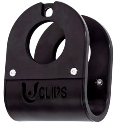 Home Gym U Clip - Bar to Landmine Adapter, Belt Squat and T-bar Row Attachment, Dip Belt Hook, Dumbbell to Barbell Converter, Versatile Fitness Accessory (Olympic)