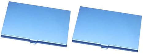 SHINEOFI 2 Piezas Estuche Metal Soporte Organizador Tarjetas Visita Organizador Tarjetas credito portadocumentos maletin Cartas Negocios Organizador Negocios Importante