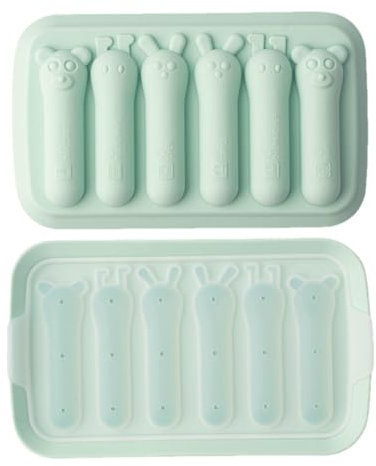 Silicone Sausage Molds, Cute Silicone Hot Dog Making Molds, 6-Cavity Baking Cooking Steaming Container, Non Stick Meat Hot Dog Maker, Homemade Sausages for Kids Food Supplement