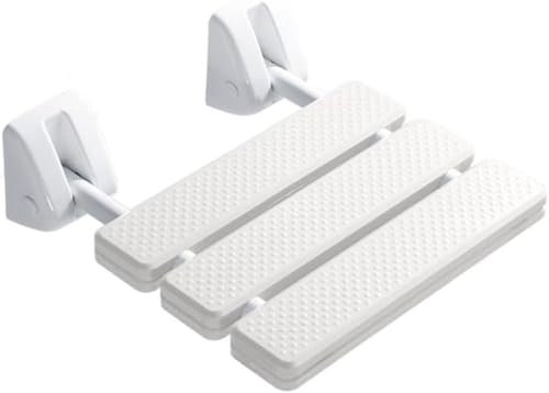 Duschklappsitz Für Wandmontage Klappbarer Duschsitz Aufhängung Klappsitz Dusche Badewannensitz Zusammenklappbar Dusche Sitzgelegenheit Stuhl Für Schwangere, Senioren, Behindert