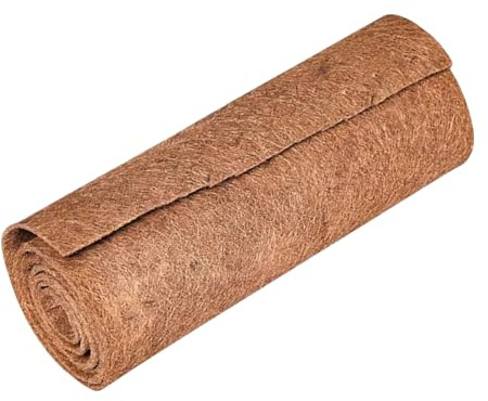 LKXHarleya 100cmx30cm, Coconut Plant Fiber Roll Natural Reptile Carpet Mat Reptile Bedding Supplies Coconut Coir Liner Sheet Coco Hanging Basket Liner