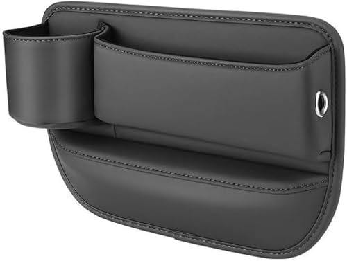 HAVERN Aufbewahrungsbox für Autositz Lücken für Volvo Xc60 2009-2015, Autositz Lückefüller Organizer Vorne Konsole Seitentaschen,Black/A