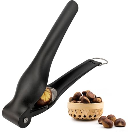 TJ POP Pelapatate per castagne, strumento durevole per tagliare castagne, clip portatile per castagne, nocciole, nocciole, nocciole, nocciole, nocciole, aprifrutta secca, utensile da cucina ergonomico