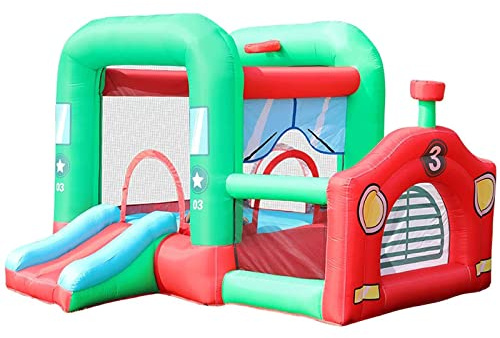 YKMYXZ， Castillo hinchable con soplador de aire, casa inflable de Material Extra grueso con tobogán comercial