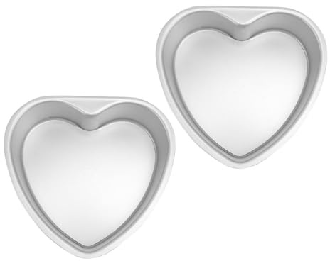 BIUDECO Stampo per Torta a Cuore in Lega di Alluminio 2 Pezzi