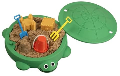 Mini Turtle Sandbox for Desk with Mini Tools, Premium Zen Garden Kit Stress Relief, Small Desktop Sand Box Turtle with Lid, Novelty Gift Decor Desktop Accessories for Home(A)