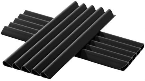 Omtofo 50 Pièces Clips de Fixation en PVC pour Brise-Vue, Clips pour Clôture Jardin Universels en PVC Fixation Bandes de Pince pour Écran Pare-Vue, Rails de Serrage pour Bandes Brise Anthracite