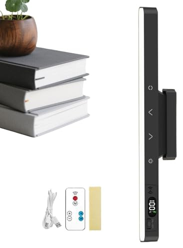 LED Sottobanco - Striscia Ricaricabile Da 28,9 Cm, Illuminazione Magnetica Per Mobili, Lampada LED Wireless Dimmerabile, Impostazione Della Temperatura Della Multicolore, A Bat