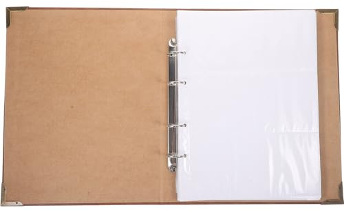 Toddmomy Währungsalbum Für Banknoten Und Münzen Münzsammlungsbuch Mit Transparenten Fächern Zum Ordnen Von Geldscheinen Postkarten Und Fotos 30.50 X 24.00 X 4.00 cm