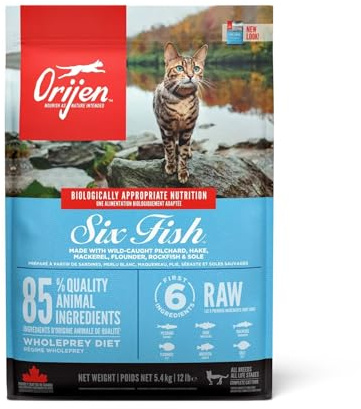 Orije Six Fish - Cibo per Gatti e Cuccioli di Gatto