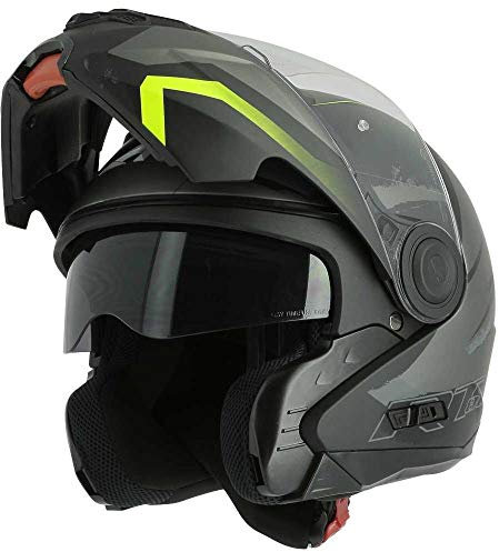 ASTONE RT800 Energy Klapphelm schwarz matt gelb Größe L