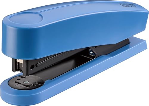 Novus B 2 Color ID Heftgerät (25 Blatt, Metall/Kunststoff, inkl. 200 Tackerklammern) easy blau