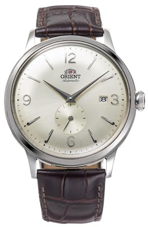 Orient Classic Niño Small Seconds – Reloj de Hombre automático de Carga Manual Elegante AP00, Crema, Clásico