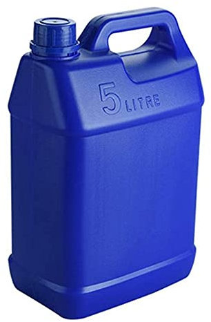 MNSSRN 5L-Hüftkolbenöl-Fass, auslaufsichere Ölflasche mit Maßstab, verdickter antistatischer Ersatztank-Benzintank, tragbarer Benzintank für Motorräder und Automobile