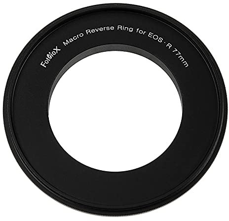 Fotodiox Macro Reverse Ring Compatible with 77mm Filter Thread to Canon RF-Mount Cameras - For Reverse Mounting Lenses