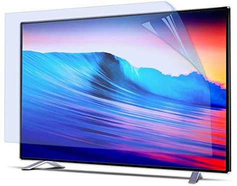 XRRX Anti Glare TV Screen Protector Eye Protection Screen Filter for 32-75 Inch, Anti Blue Light＆UV Filter/Matte Anti-Scratch/Anti-Fingerprint Film TV Accessories / 65in 1440x809mm