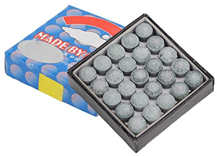 Alvinlite 50 Stück Pool-Queue-Spitzen, 9-13 mm Pool-Billard-Ersatzspitzen, mittelhart, für Pool-Queues und Snooker, Grau #A(10mm) Pool-Queue-Spitzen