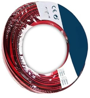 Bobina di cavo parallelo 2x0,75 mm in rosso e nero, ideale per l'audio. Perfetto per i tuoi progetti sonori, con 15 metri di lunghezza per una maggiore versatilità e comfort di connessione.
