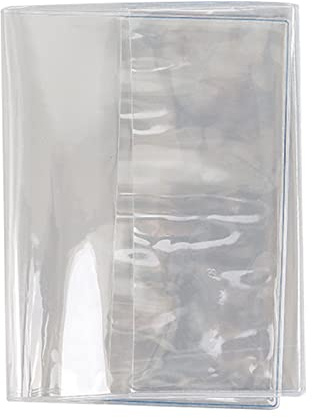 Itkcozcg Bürobedarf, transparente PVC-Buchhülle/Buchbinder-Notizbuch, wasserdicht, passend für die meisten Planer, Ordner, Sammelalben, A6-Innenkern, Compare with Size reference picture#A, Bürobedarf
