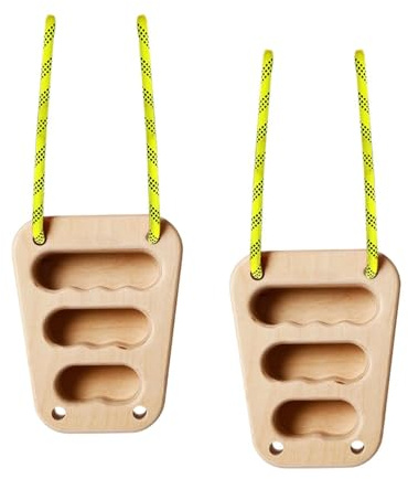 JISADER 2 Stück Hölzernes Hangboard Zum Klettern Hält Stabil für Tür Und Heimanfänger