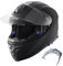 VEVOR Casco de Motocicleta Integral, ABS y de Alta Densidad con Ranura para Bluetooth y Lentes Intercambiables, Cómodo Casco de Motocross, Apto para Jóvenes y Adultos, 408 x 270 x 264 mm, Talla L