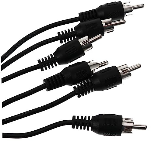 Gadpiparty 3 Set Cavo Audio E Video Piccolo Condensatore Penna Gel Logo Organizzatore Di Articoli Vari Da Scrivania Rimovibile Connettore Maschio Cavo Componente Il Filo Pvc Black 6 Pezzi * 3