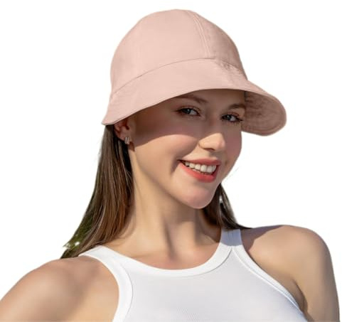 YAMEE Cappello da Sole Donna con Tesa Larga,Cappello da Spiaggia Donna Leggero,Protezione UV,Asciugatura Rapida