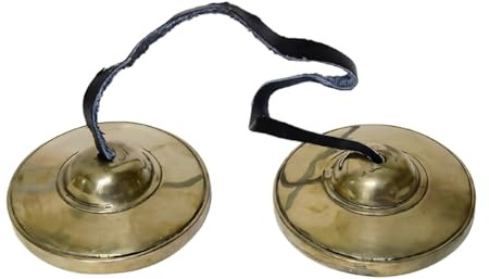Cymbales tibétaines Tingsha fabriquées à la main, cloches de méditation en laiton pour thérapie par le son, yoga et pleine conscience, résonance pure pour les pratiques de guérison