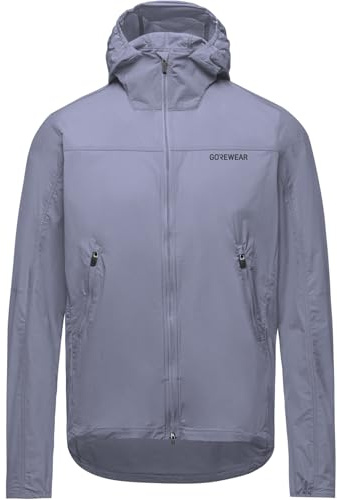 GOREWEAR Herren Fernflow Windbreaker Mit Kapuze Jacke, Amethyst Grey, L EU