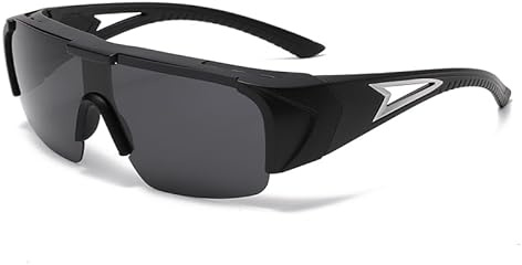 STGATN Polarisiert Überzieh Sonnenbrille Herren und Damen, 155MM Übergroß Ultra Leicht Überbrille für Brillenträger über Normale Brille, UV400 Schutz Fit Over Sunglasses für Fahren Angeln