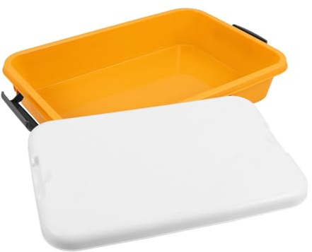 Uonlytech Contenitore Porta Giochi Portatile in Plastica con Manico Resistente e Design Raffinato per Bambini, per Organizzare Sabbia e Giocattoli All'aperto