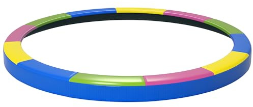 SPORTNOW Trampolin Randabdeckung, Reißfest UV-Resistent Federabdeckung, Wasserdicht, Trampolinzubehör Randschutz Ersatzteile für Gartentrampoline