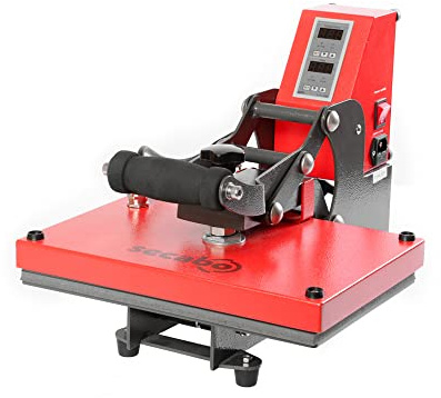 Secabo TC2 Transferpresse 23cm x 33cm Textilpresse T-Shirtpresse Trikotpresse mit Digitalem Controller für Temperatur und Zeit