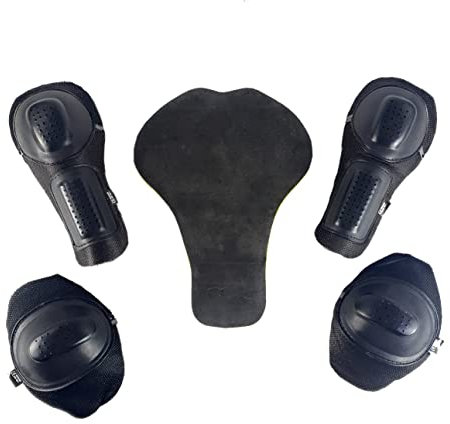 Zerimar Ken Rod Confezione Protezioni di Moto Composte da Espaldera Ginocchio e Gomitiere