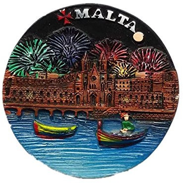 Malta resina 3D forte magnete magnete souvenir Tourist Gift cinese fatta a mano artigianale creativo decorazione della casa e cucina magnetico adesivo 1
