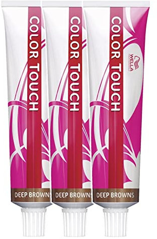 3er Wella Professionals Color Touch 8/41 Hellblond Rot Asch 60 ml