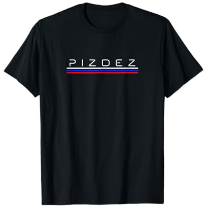 Pizdez Russia Flag Unione Sovietica CCCP URSS Bandiera Russa Maglietta