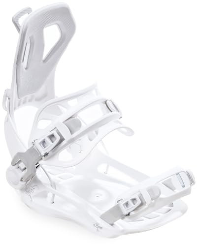 Fixation Snowboard Rapide Fastec FT360 du 39 au 42 Blanc Mixte Homme Femme Enfant RAVEN